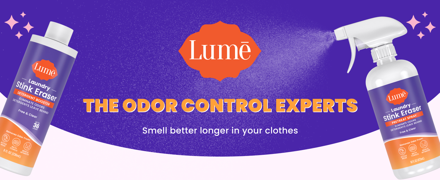 Odor control Brand with laundry, deodorant, cream, and wipes products