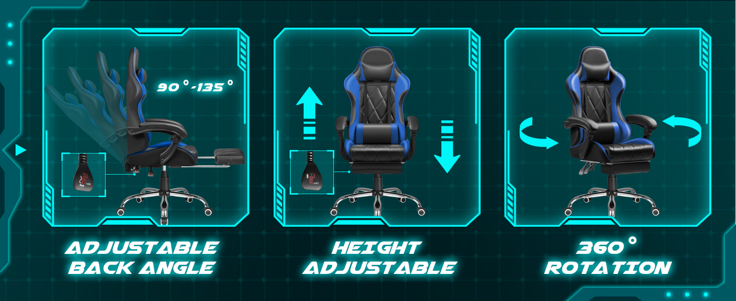 Height and Back Adjustable