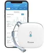 Govee WiFi Thermometer Hygrometer H5179, Smart Humidity Temperature Sensor with App Notification ...