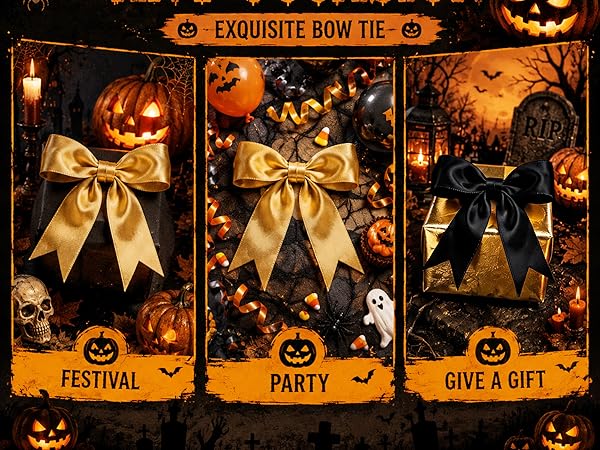 black and gold decorations