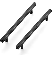 Ravinte 30 Pack 10" Square Cabinet Pulls Matte Black Stainless Steel Kitchen Cupboard Dresser Han...