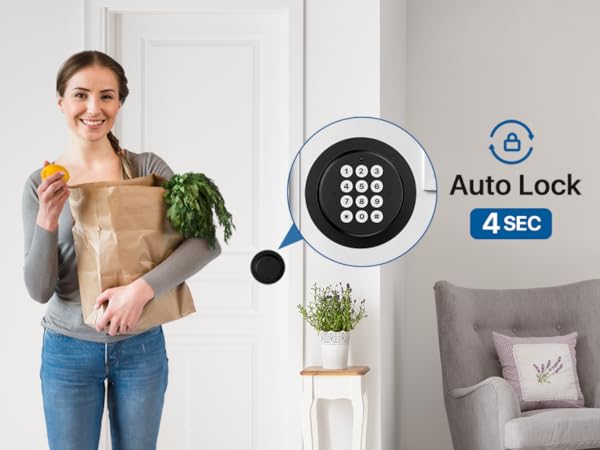 Door Knob with Keypad