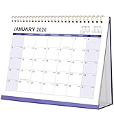 2026 Desk Calendar - Desktop Calendar 2026, Jan. 2026 - Dec. 2026, 12 Months Desk Calendar 2026, ...
