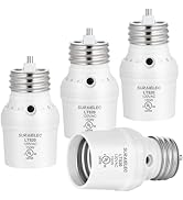 SURAIELEC Dusk to Dawn Sensor Socket, Adjustable Spring Loaded Contact, Automatic Night Light Con...