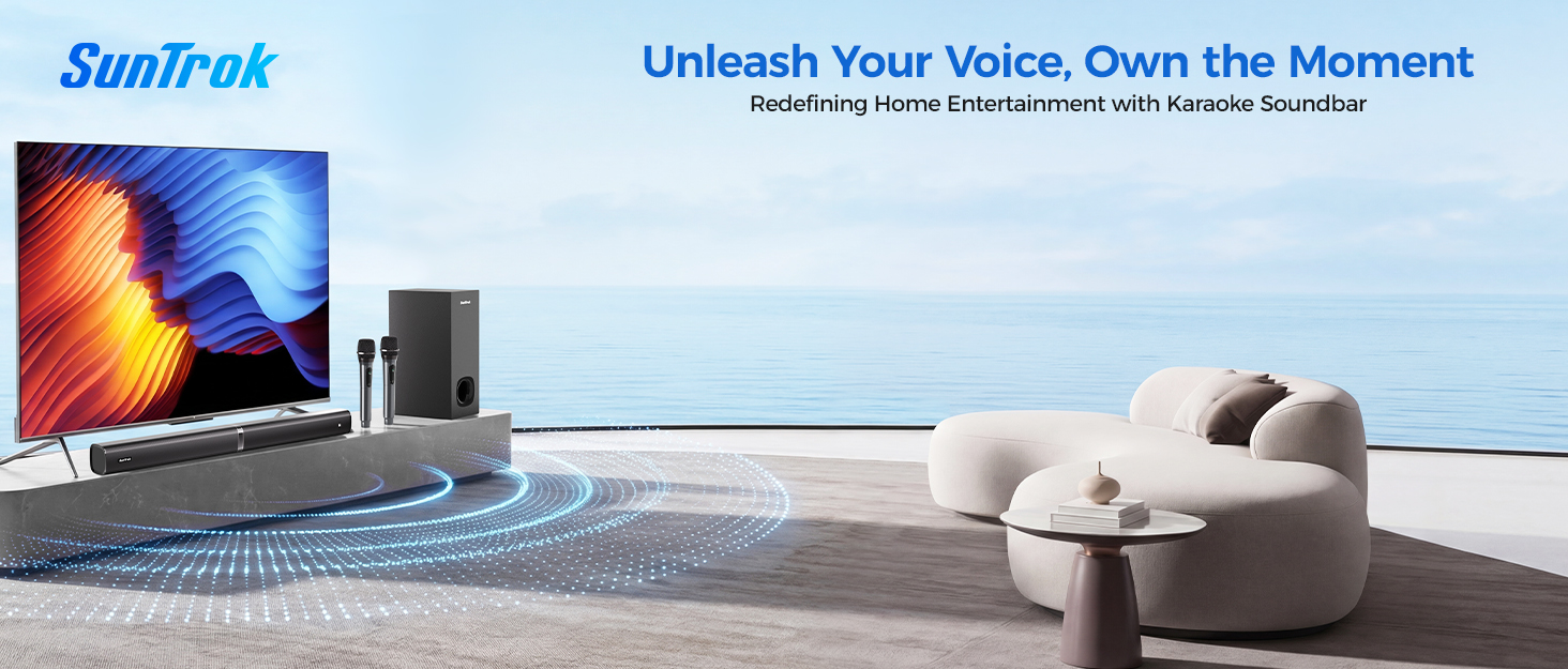 Soundbar with Subwoofer for TV
