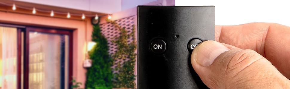 Outdoor Wireless Remote Control Outlets 