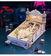 Wowood 3D Wooden Puzzles for Adults, DIY Pinball Machine for Adults, Mechanical Puzzles Model Bui...