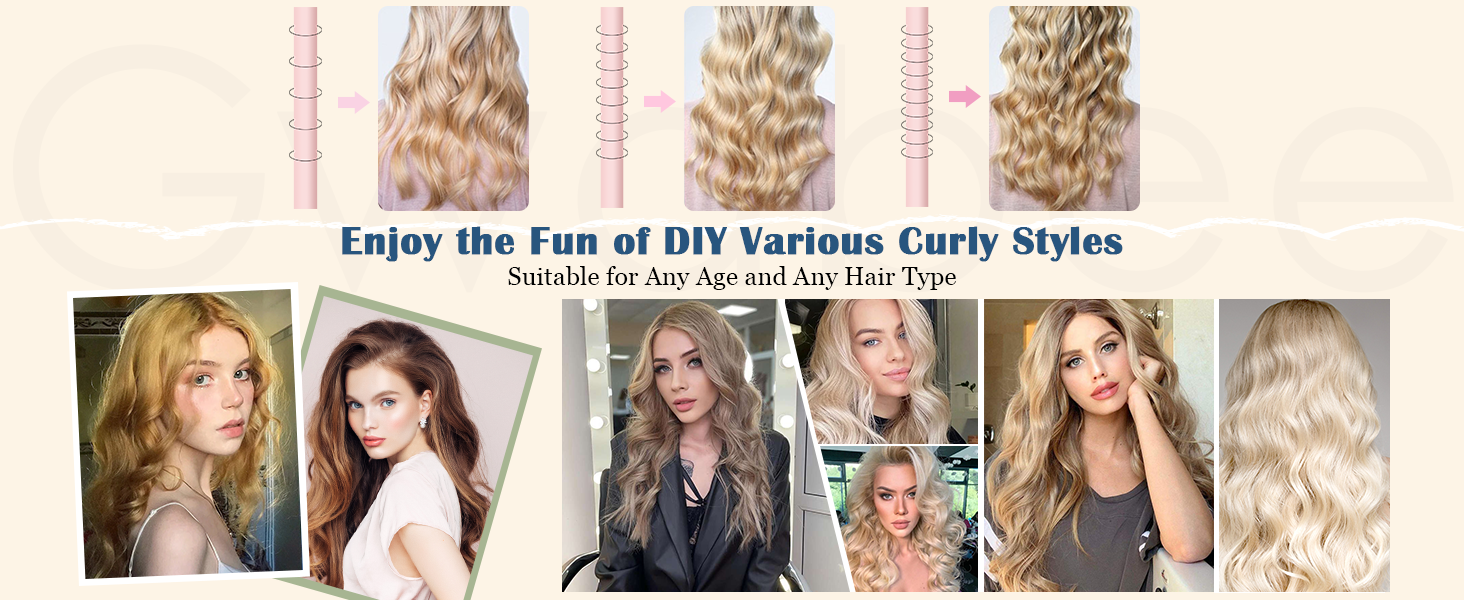 no heat curling headband