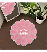 Shovagy Trippy Happy Face Rug Cool Rugs Tufted Quick Dry Bath Mats for Bathroom Non Slip Bath Mat...