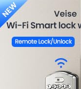 WiFi smart lock with handles