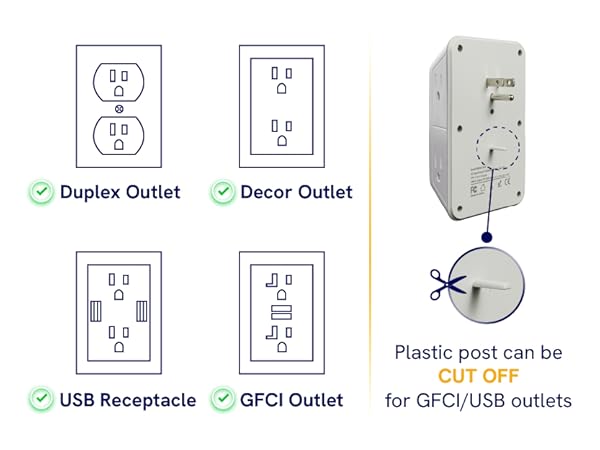 Wall Outlet Extender PD20W with Night Light