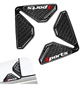 YAWUROU 2 PCS Car Door Corner Edge Guard, Anti-collision Carbon Fiber Door Corner Buffer Pad, Sel...