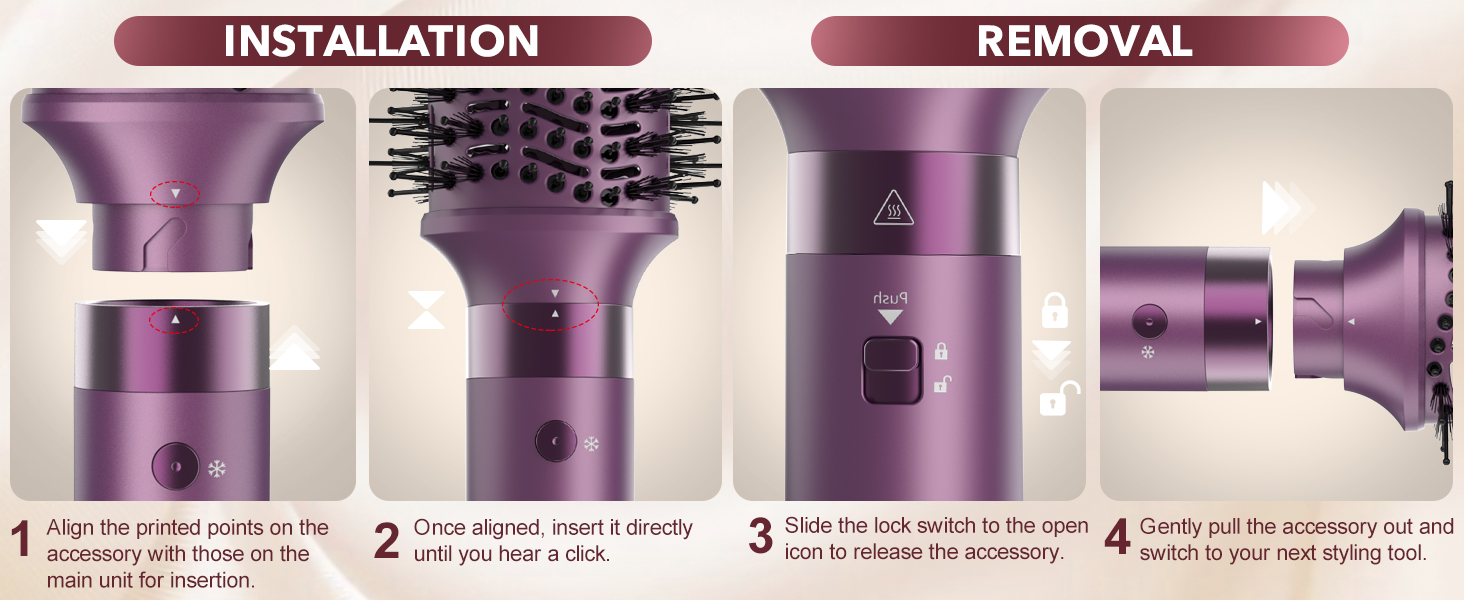 brush blow dryer