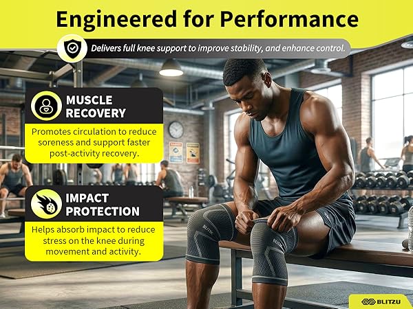 knee compression sleeves for men women knee brace support