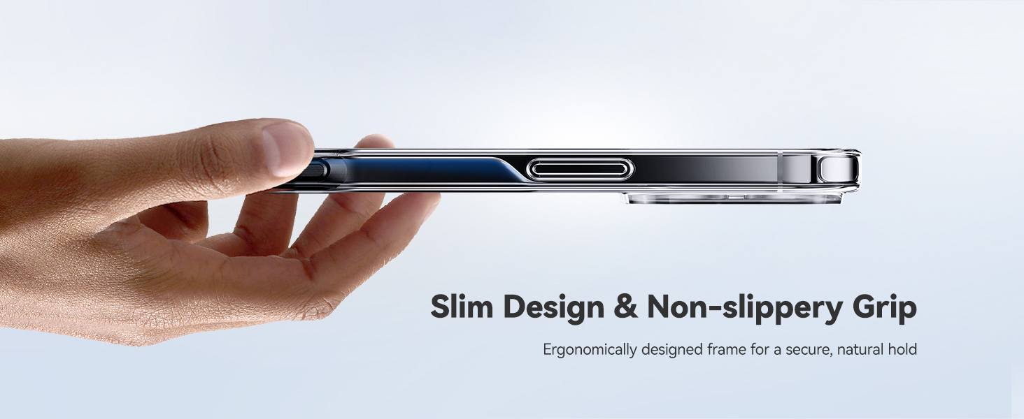 iPhone 17 Case Crystal Clear, Anti-Yellow, 15FT Military-Grade Drop Protection