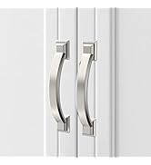 Asidrama 10 Pack 3 Inch(76mm) Brushed Satin Nickel Kitchen Cabinet Handles, Cabinet Pulls Kitchen...