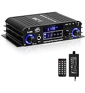 Stereo Audio Amplifier for Home Speakers, S-288 4.0CH Bluetooth5.0 HiFi Mini Audio Component Ampl...