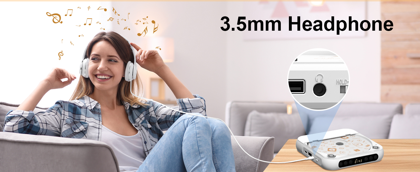 KC918 white cd player