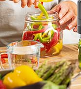 SelePow Electric-Mason-Jar-Vacuum-Sealer, Wide Mouth and Regular Mouth Mason Jars with LED Indica...