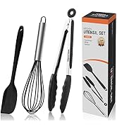 Maywe Tanso Whisk and Tong Kitchenware Set