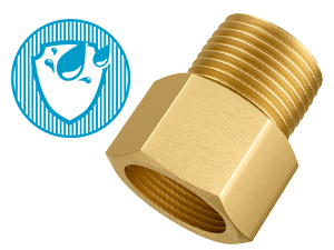 Brass pipe fitting
