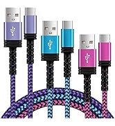 Android Charger Cable Type C Fast Charging Cord, 3/6/10FT USB C Phone Charger Cable for Samsung G...