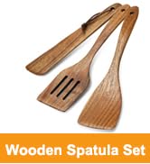 wooden spatula set