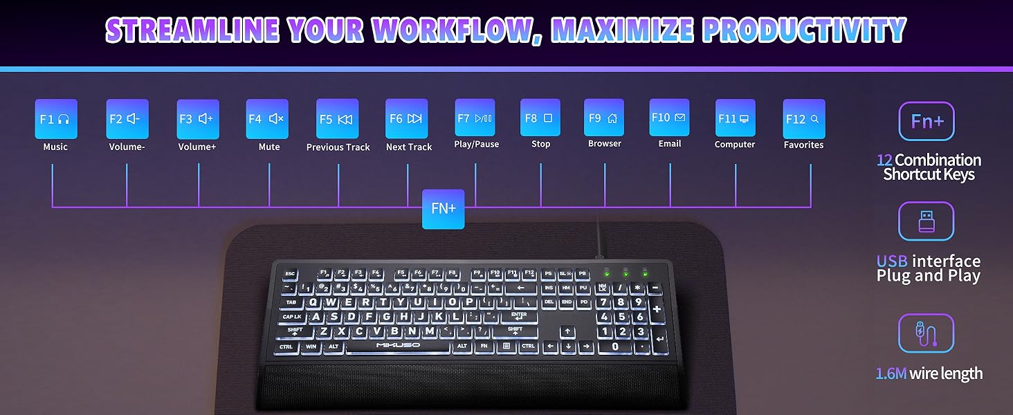 12 Multimedia Shortcut Keys