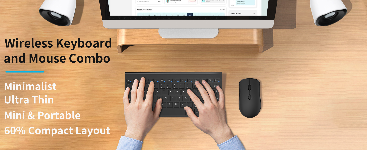 Wireless Keyboard and Mouse Combo