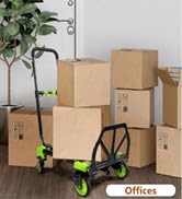 2-in-1 Folding Hand Truck Dolly 330LB Load Carrying Foldable Dolly