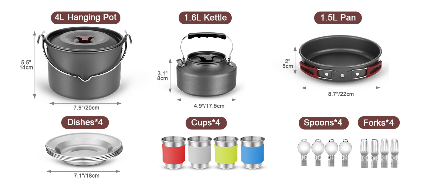 camping cookware