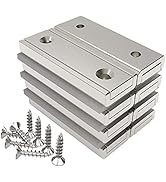 Magnetpro Neodymium Rectangular Magnets 44 lbs Force 1.57