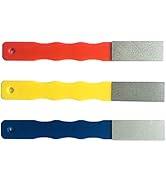 OSFTBVT Diamond Color Coded Mini Diamond Hone Kit 3Grits #220,400,600 Flat Hand File Knife Sharpe...