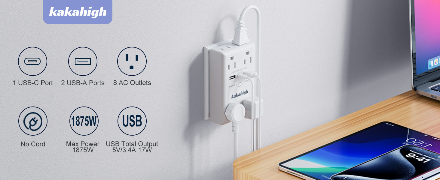 outlet extender with screw