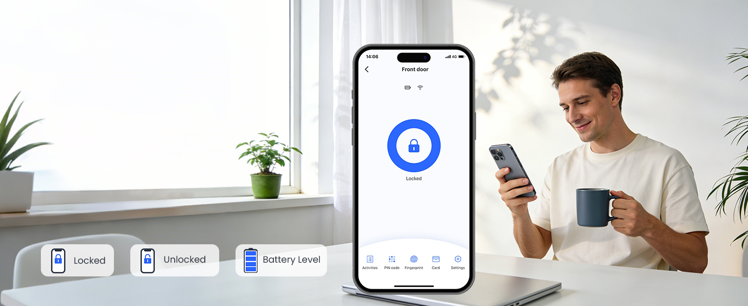 keyless entry door lock