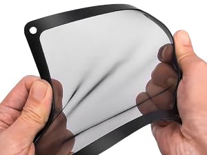 Washable and reusable (only wipe gently, do not bend, do not machine wash)