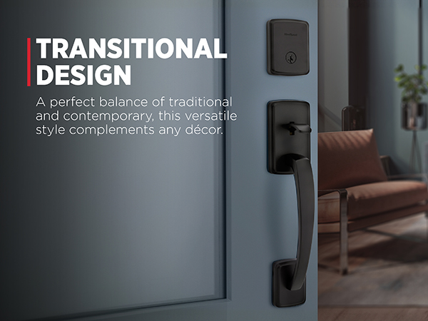 A perfect balance of traditional and contemporary, this versatile style complements any décor.