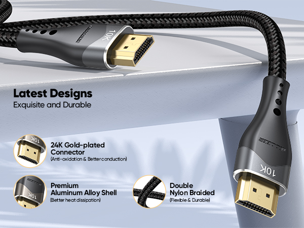 hdmi cable 8ft 2 pack