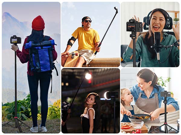 ULANZI MT-79 Extendable Tripod Aluminum, 81" Portable Adjustable Light Stand