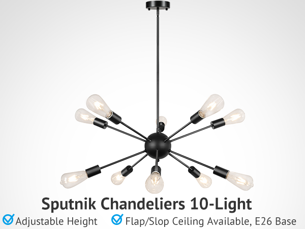 10 light pendant light
