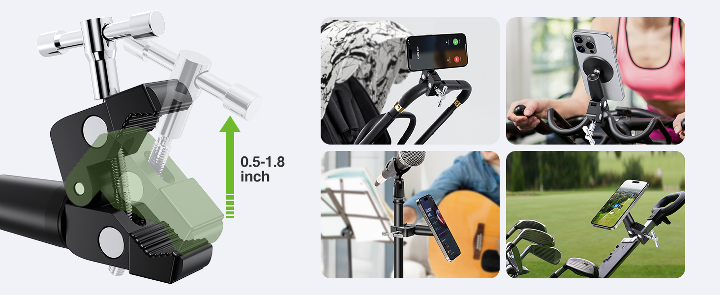 golf cart phone holder iPhone