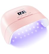 LadyMisty UV Nail Lamp - Fast Drying, UV Light for Gel Nails with 30 Dual Lamp Beads, 4 Timer, LC...