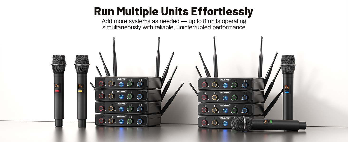 4-Channel Wireless Microphone System