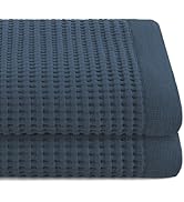 GILDEN TREE Waffle Towels for Bathroom Luxury Bath Towels, 100% Cotton Bath Towels, Quick Dry Tow...