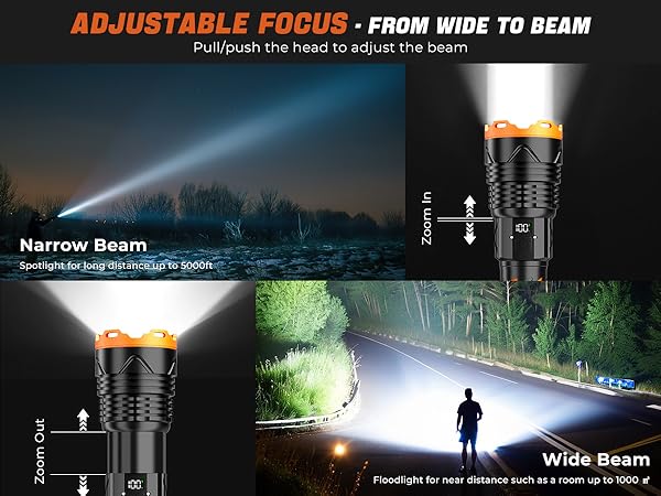 Flashlight High Lumens Rechargeable