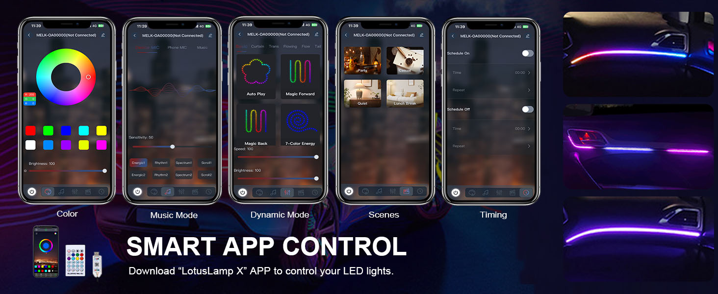 car led lights interior
