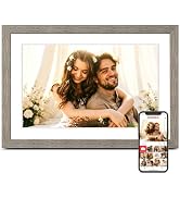 Frameo 10.1'' Digital Picture Frame, Electric Photo Frame Slideshow WiFi | 1280*800 HD Touch Scre...