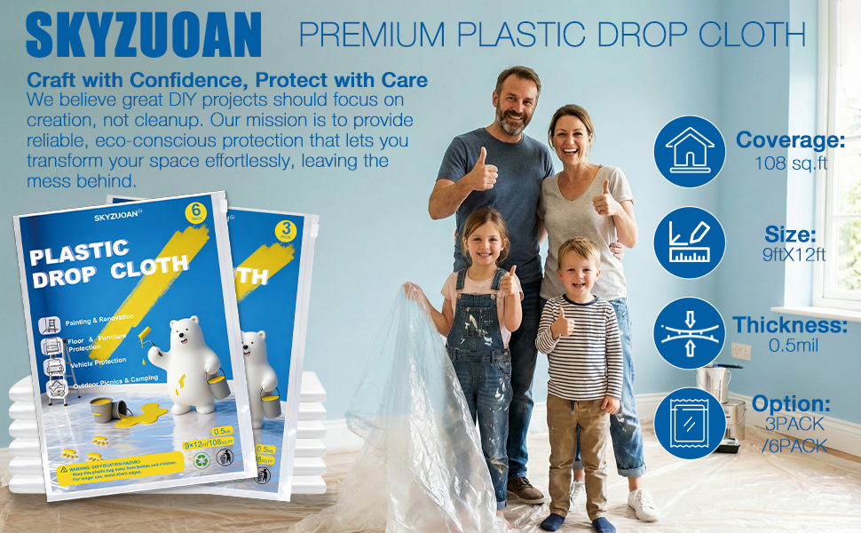 plastic drop cloth