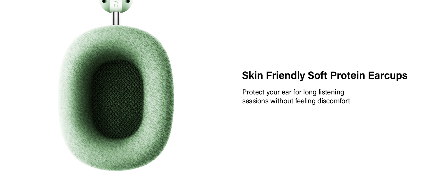 skin friendly earcups