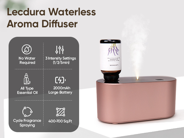 Lecdura Waterless Diffuser for Essential Oil
